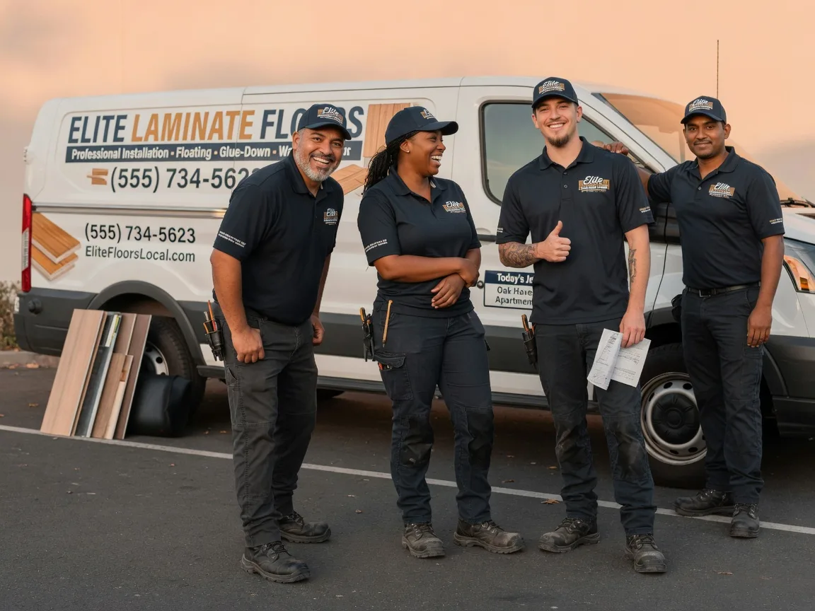 Laminate flooring installation company in Hungerford, TX